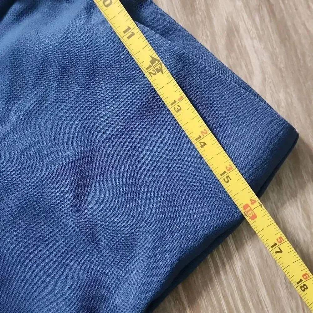 NWT Romeo + Juliet Couture Wide Leg Cropped Culottes - Varsity Blue - Picture 3 of 9